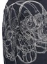 Detail View - Click To Enlarge - ALEXANDER MCQUEEN - Skull sketch embroidery organic cotton sweatshirt