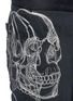 Detail View - Click To Enlarge - ALEXANDER MCQUEEN - Skull sketch embroidery jogging pants