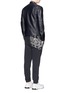 Figure View - Click To Enlarge - ALEXANDER MCQUEEN - Skull sketch embroidery jogging pants