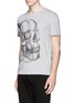 Front View - Click To Enlarge - ALEXANDER MCQUEEN - Skull sketch print T-shirt