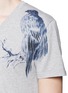 Detail View - Click To Enlarge - ALEXANDER MCQUEEN - Porcelain hawk print T-shirt