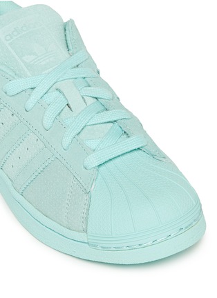 Detail View - Click To Enlarge - ADIDAS - 'Superstar RT' perforated suede sneakers