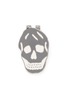 Main View - Click To Enlarge - ALEXANDER MCQUEEN - Engraved skull enamel money clip
