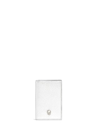 Main View - Click To Enlarge - ALEXANDER MCQUEEN - Skull leather pocket card organiser