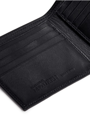 Detail View - Click To Enlarge - ALEXANDER MCQUEEN - Skull print coated canvas bifold wallet