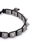 Detail View - Click To Enlarge - SHAMBALLA JEWELS - 'Pyramid' black diamond 18k gold bracelet