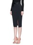 Front View - Click To Enlarge - 72723 - Grosgrain waist neoprene pencil skirt