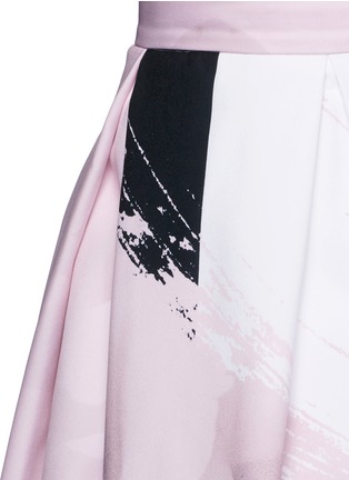 Detail View - Click To Enlarge - 72723 - Paint floral print ball skirt