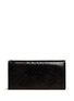 Back View - Click To Enlarge - STELLA MCCARTNEY - 'Falabella' chain border snake effect continental wallet