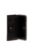 Figure View - Click To Enlarge - STELLA MCCARTNEY - 'Falabella' chain border snake effect continental wallet