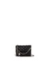 Main View - Click To Enlarge - STELLA MCCARTNEY - 'Falabella' tiny quilted crossbody chain bag