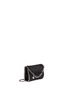 Figure View - Click To Enlarge - STELLA MCCARTNEY - 'Falabella' tiny quilted crossbody chain bag