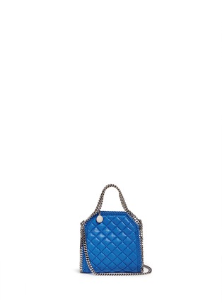 Main View - Click To Enlarge - STELLA MCCARTNEY - 'Falabella' tiny quilted crossbody chain tote