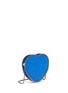 Front View - Click To Enlarge - STELLA MCCARTNEY - 'Falabella' heart shape crossbody bag