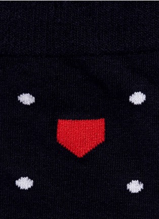 Detail View - Click To Enlarge - HANSEL FROM BASEL - 'Pocket' crew socks