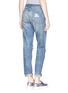 Back View - Click To Enlarge - RAG & BONE - 'Boyfriend' splotched distressed jeans