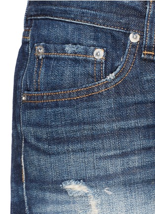Detail View - Click To Enlarge - RAG & BONE - 'Cut Off' denim shorts