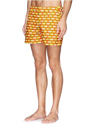 Front View - Click To Enlarge - ORLEBAR BROWN - 'Setter Pucci' cotton short-length swim shorts