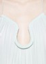 Detail View - Click To Enlarge - CHLOÉ - Drop collar silk crepon top