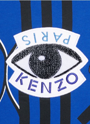 Detail View - Click To Enlarge - KENZO - Eye print and embroidery sweatshirt
