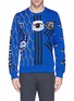 Main View - Click To Enlarge - KENZO - Eye print and embroidery sweatshirt