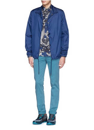 Figure View - Click To Enlarge - KENZO - Abstract print stripe shirt