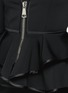 Detail View - Click To Enlarge - GIVENCHY - Waterfall peplum double-bonded jersey jacket