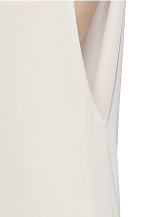 Detail View - Click To Enlarge - THEORY - 'Kaubrey' white tank dress