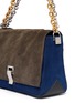 Detail View - Click To Enlarge - PROENZA SCHOULER - Courier small colour block suede bag