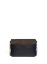 Back View - Click To Enlarge - PROENZA SCHOULER - Courier small colour block suede bag