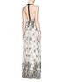 Back View - Click To Enlarge - ALICE & OLIVIA - 'Isla' T-back lace maxi dress