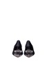 Figure View - Click To Enlarge - SERGIO ROSSI - Glam crystal and spike suede flats