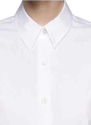 Detail View - Click To Enlarge - THEORY - Cuffed poplin shirt