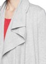 Detail View - Click To Enlarge - THEORY - Cashmere blend drape cardigan