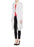 Front View - Click To Enlarge - THEORY - Cashmere blend drape cardigan