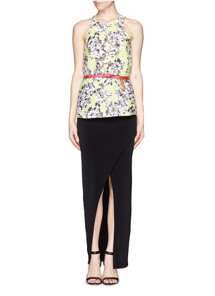 Figure View - Click To Enlarge - ALICE & OLIVIA - Wrap front maxi skirt