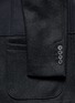 Detail View - Click To Enlarge - LANVIN - Contrast sleeve felt blazer