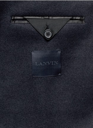  - LANVIN - Contrast sleeve felt blazer