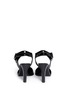Back View - Click To Enlarge - ALEXANDER WANG - 'Jane' inverted leather ankle strap pumps