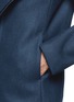 Detail View - Click To Enlarge - ATTACHMENT - Wide lapel wool-cashmere hood coat