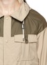Detail View - Click To Enlarge - WHITE MOUNTAINEERING - Polyester taffeta flight jacket
