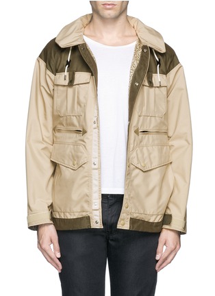Main View - Click To Enlarge - WHITE MOUNTAINEERING - Polyester taffeta flight jacket