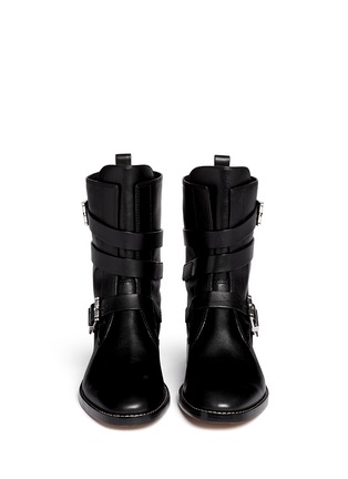 Figure View - Click To Enlarge - ALEXANDER WANG - 'Louise' leather boots