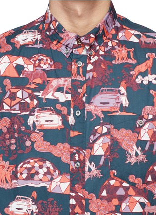 Detail View - Click To Enlarge - PAUL SMITH - Assorted print shirt