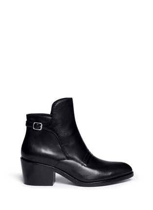 Main View - Click To Enlarge - ALEXANDER WANG - 'Cara' leather ankle boots
