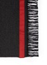 Detail View - Click To Enlarge - ARMANI COLLEZIONI - Tassel basketweave wool-silk scarf