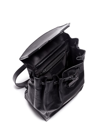 Detail View - Click To Enlarge - ALEXANDER WANG - Prisma leather backpack