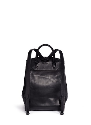 Back View - Click To Enlarge - ALEXANDER WANG - Prisma leather backpack