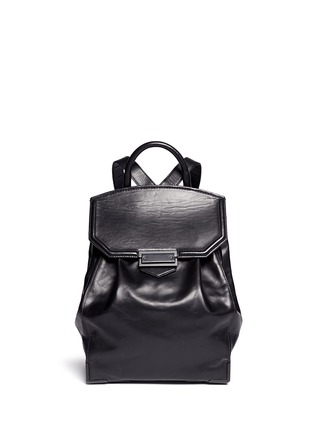 Main View - Click To Enlarge - ALEXANDER WANG - Prisma leather backpack