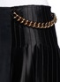 Detail View - Click To Enlarge - VICTORIA BECKHAM - Crepe-satin pleat chain maxi skirt